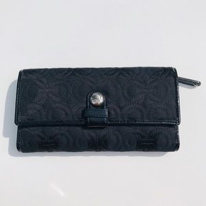 NWT Coach Gramercy Op Art Checkbook Wallet